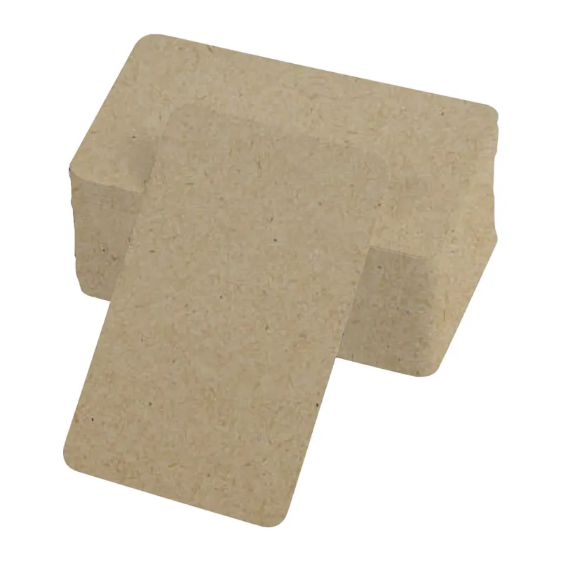 Boş Kelime Kartları 5x8 cm - 50 Adet Oval Kenarlı | Tabu & Not Kartları - Kraft