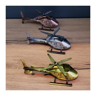 Dekoratif Metal Helikopter
