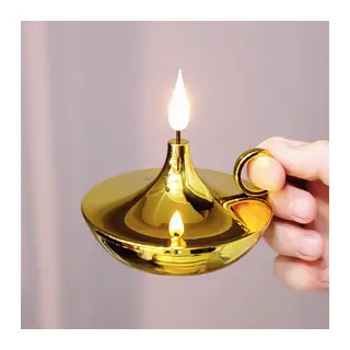 Dekoratif Gold Pilli Mum Lamba
