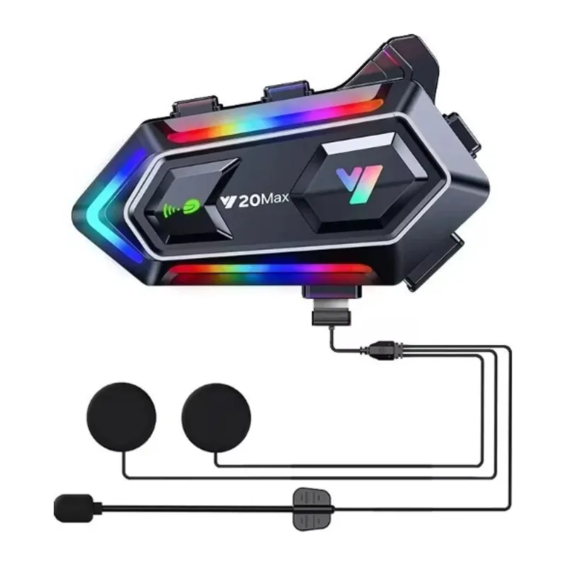 Y20 Max Kablosuz Motosiklet Kask Intercom