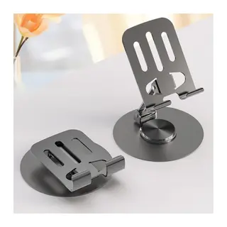 Dönebilir ve Katlanabilir Masaüstü Metal Telefon Tutucu