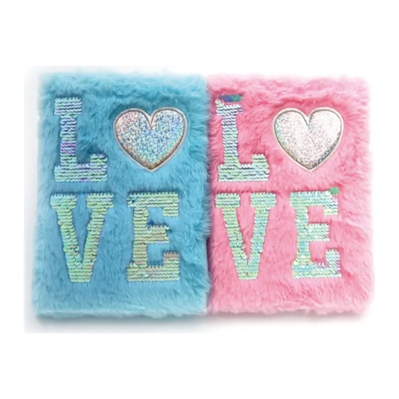 LOVE Tasarımlı Peluş Hatıra Defteri