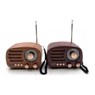 Ahşap Retro Radyo