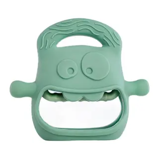 Koyu Yeşil Bebek Silikon Diş Kaşıyıcı