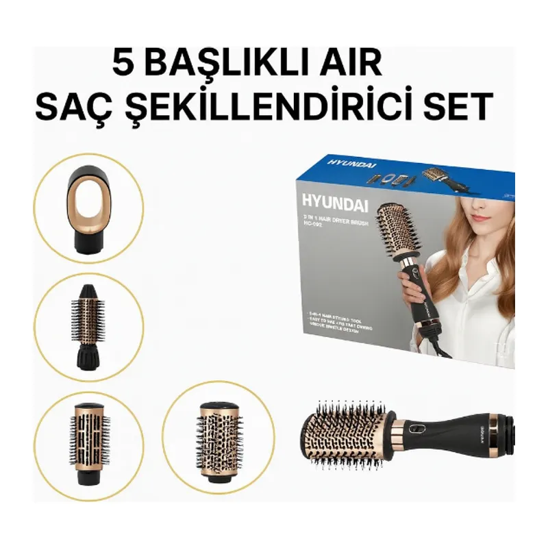 5 Başlıklı Air Saç Şekillendirici Set