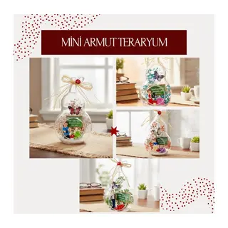 Mini Armut Teraryum - Öğretmenler Günü Hediyesi