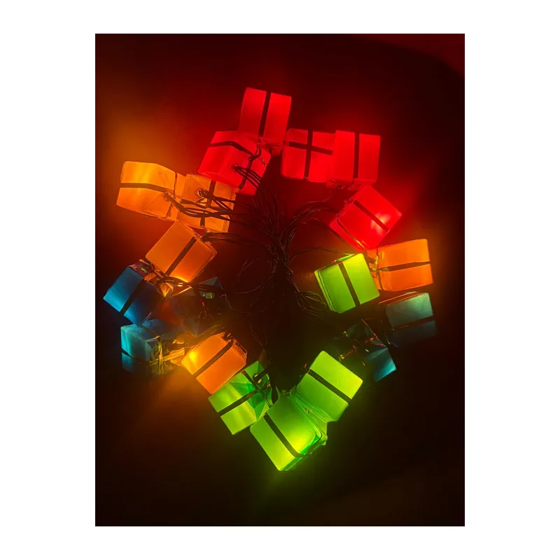 4 Metre 20 Led Pilli 2 Kademeli Hediye Kutusu Led Işık