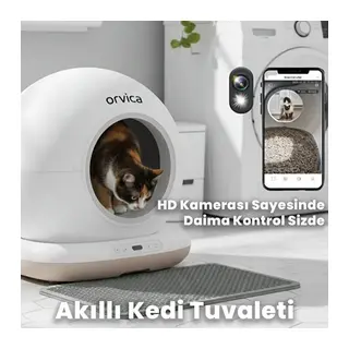 HD Kameralı Akıllı Kedi Tuvaleti