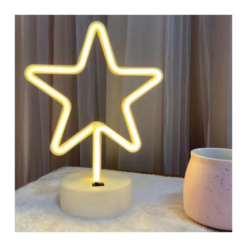 Yıldız Neon LED Lamba