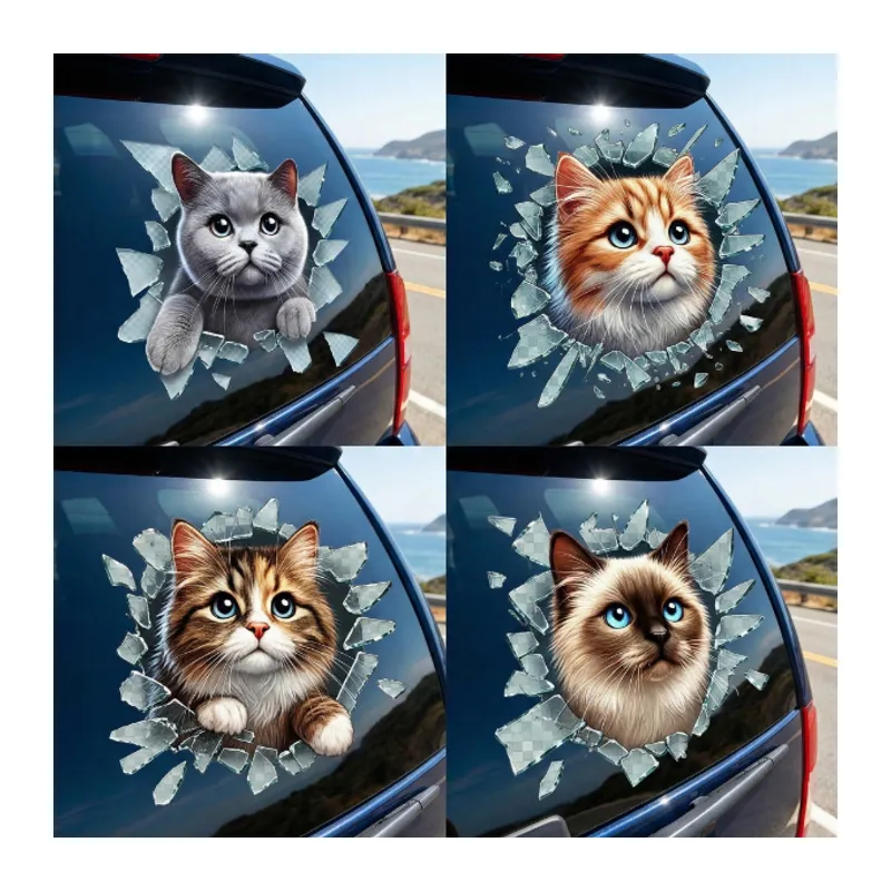 Fulcar Kedi Tasarımlı Araç Stickerı