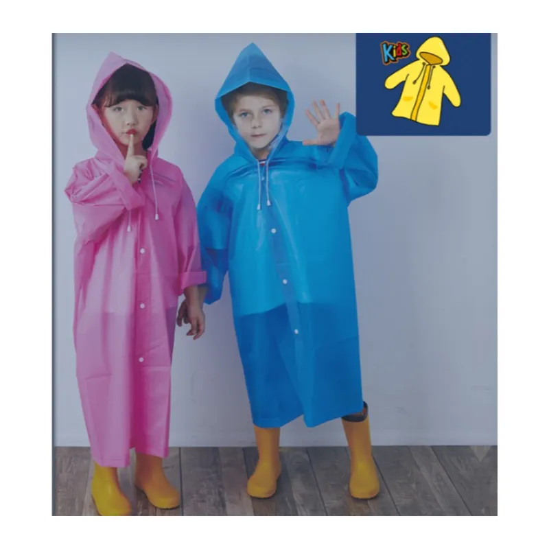 Kapüşonlu Çocuk Yağmurluk