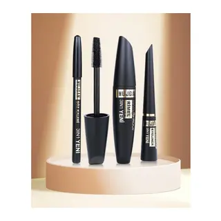 3'ü 1 Arada Göz Makyajı Seti - Eyeliner, Maskara, Kalem