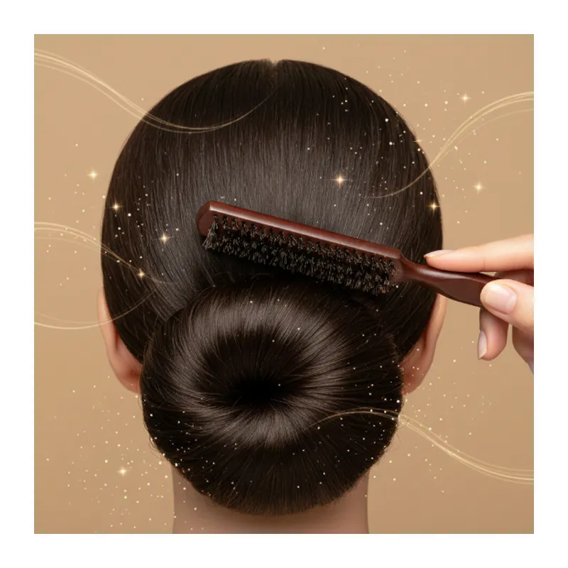 Ahşap Saplı Topuz Tarağı