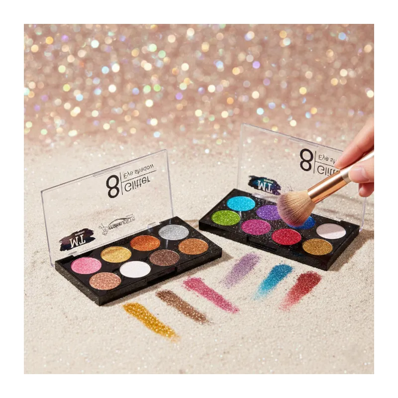 8 Renk Glitter Far Paleti - 2'li Set