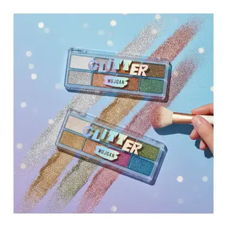 8 Renk Yaz Glitter Far Paleti - 2'li Set