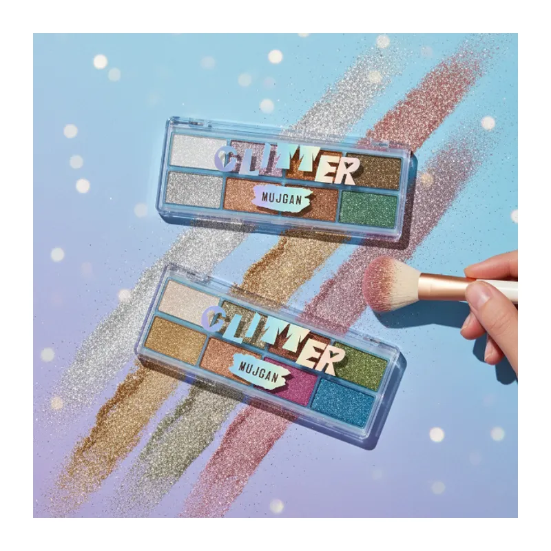 8 Renk Yaz Glitter Far Paleti - 2'li Set