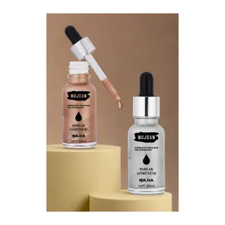 2'li Damlalık Şişeli Likit Aydınlatıcı Highlighter Seti