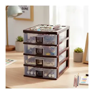 Mini 4 Çekmeceli Komidin Organizer