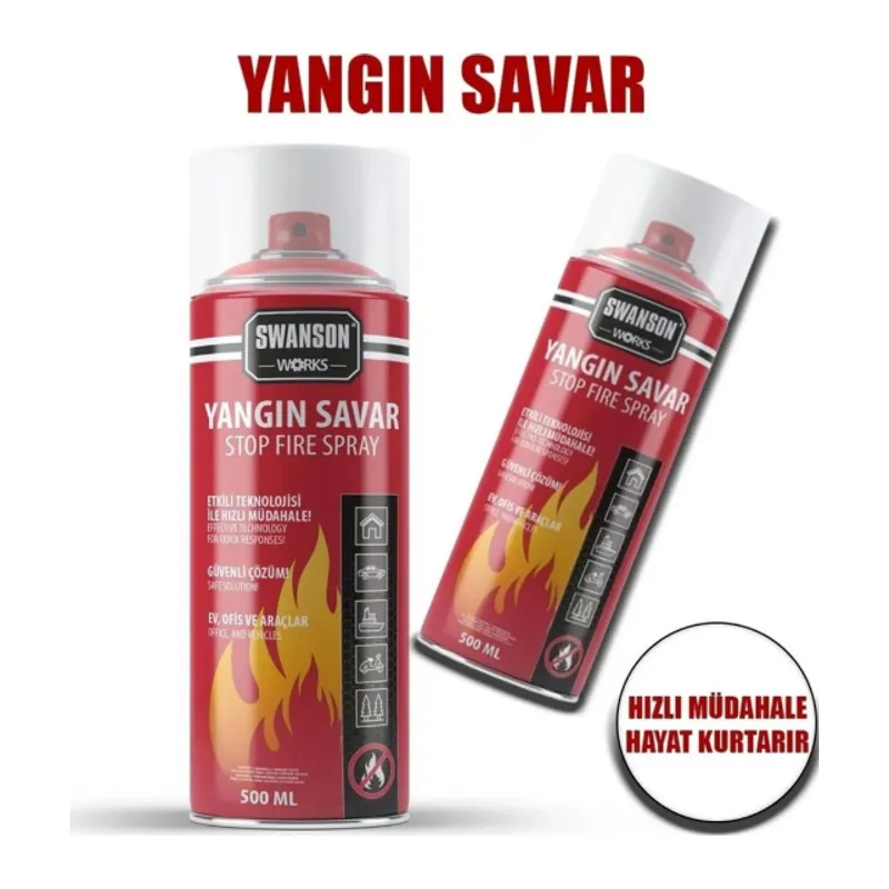 Yangın Savar Tüpü Sprey
