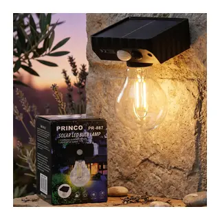 Solar Sensörlü LED Ampul Lamba - Güneş Enerjili - Dış Mekan Aydınlatma