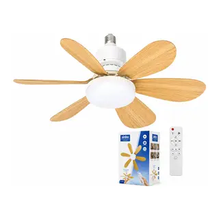 Tavan Vantilatörü ve LED Avize - Uzaktan Kumandalı - 6 Kanatlı - 52 cm