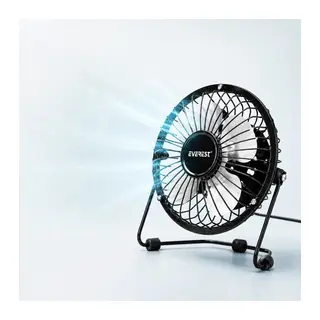 Masaüstü Mini USB Fan - Metal Gövdeli - Ultra Sessiz