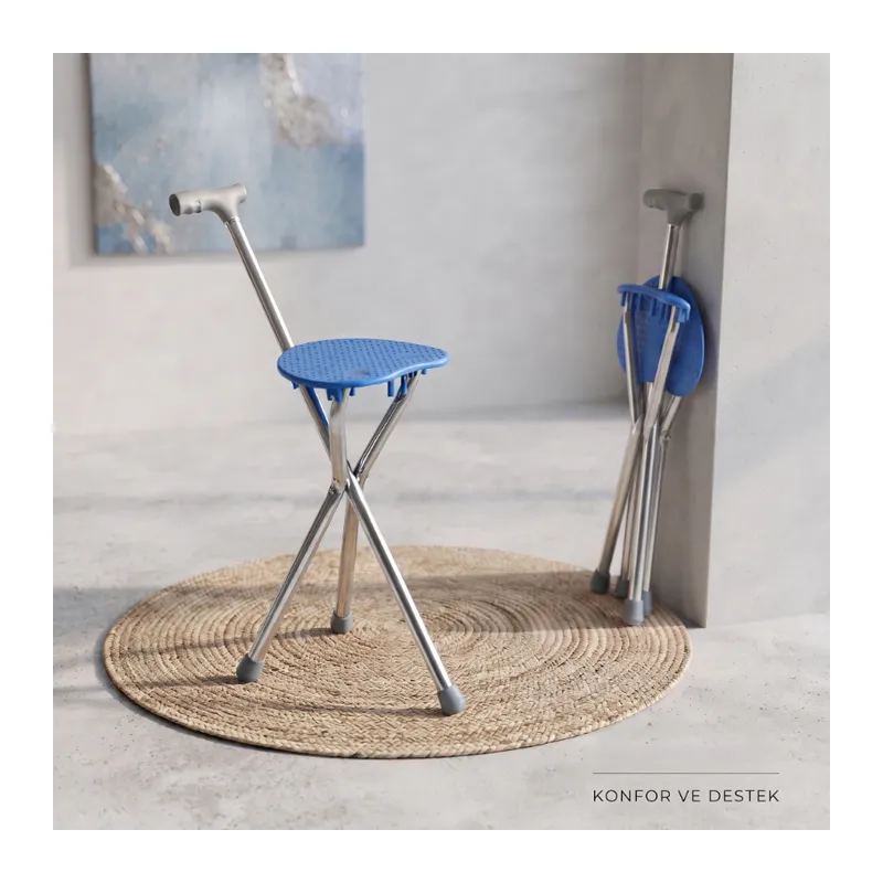 Katlanabilir Baston Sandalye - Oturaklı - 88 cm