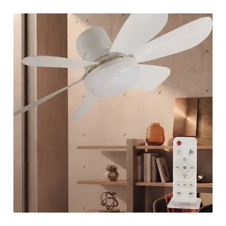 LED Tavan Vantilatörü - Avize - 52 cm - Zaman Ayarlı - Uzatma Duy Aparatlı