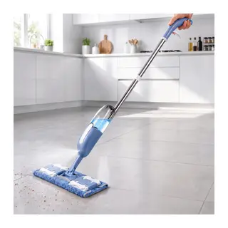 Spreyli Mop - Doldurulabilir Su Haznesi - Yedek Mikrofiber Bez Hediyeli