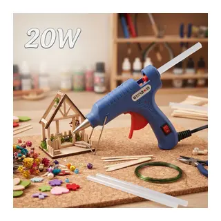 20W Sıcak Silikon Tabancası - Küçük Boy - 7.5 mm Mum Silikon Uyumlu