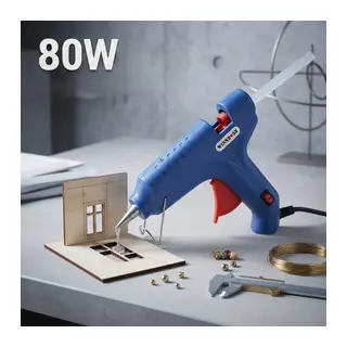 80W Sıcak Silikon Tabancası - Elektrikli - 11 mm Mum Silikon Uyumlu