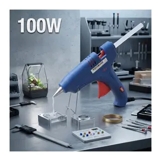 100W Sıcak Silikon Tabancası - Elektrikli - 11 mm Mum Silikon Uyumlu