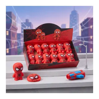 Spider-Man Tasarımlı Squishy - 12'li Paket - Yumuşak Oyuncak