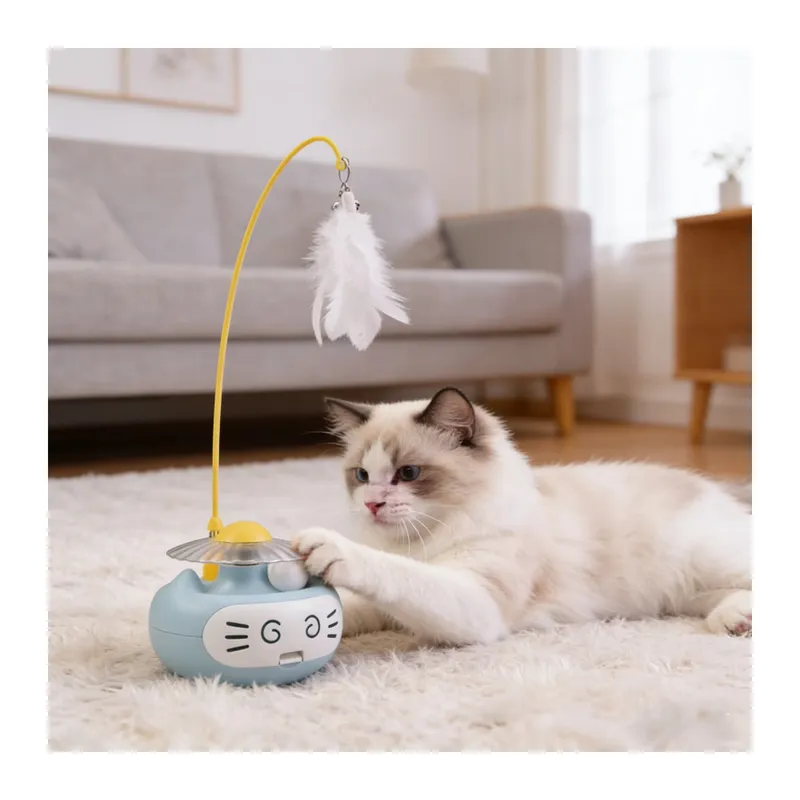 Işıklı Hacı Yatmaz Kedi Oyuncağı - Zilli Sesli - Kedi Naneli