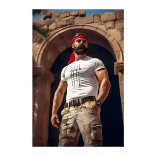 Unisex Bisiklet Yaka Baskılı Oversize T-Shirt - Beyaz