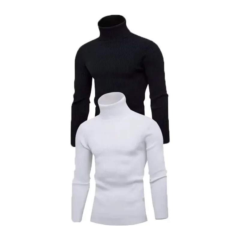 2 Adet Unisex Kaşkorse Boğazlı Full Likralı Fitilli Body Kazak