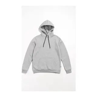 Erkek Uzun Kol Kapşonlu Basic Sweatshirt Hoodie - Gri