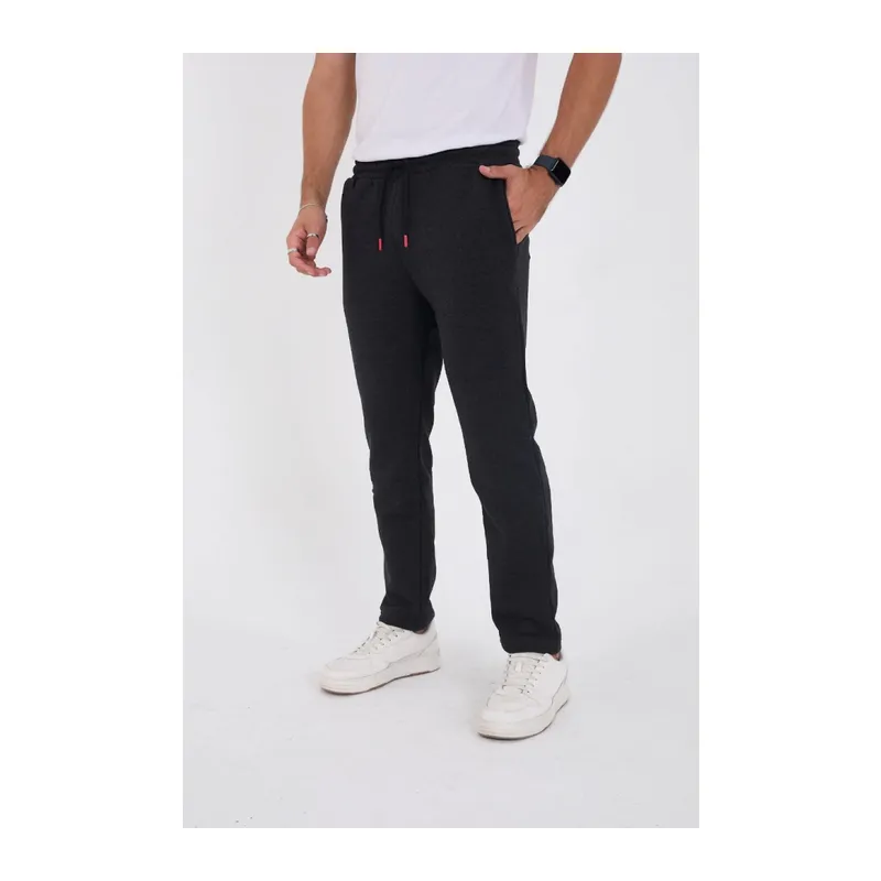Unisex Üç İplik Basic Eşofman Pantolon - Antrasit