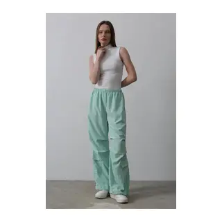 Paraşüt Cargo Pantolon - Mint