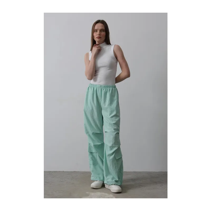 Paraşüt Cargo Pantolon - Mint