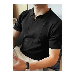 Erkek Kısa Kollu Polo Yakalı Triko Tshirt