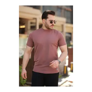 Erkek Yarım Balıkçı Yaka Kısa Kollu T-shirt