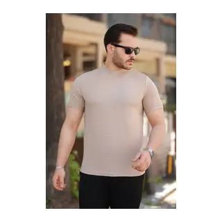 Erkek Yarım Balıkçı Yaka Kısa Kollu T-shirt