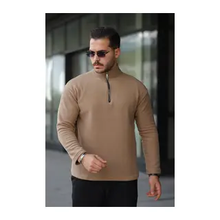 Erkek Zip Yaka Polar Sweat