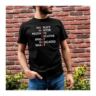Unisex Bisiklet Yaka Baskılı Oversize T-Shirt - Siyah