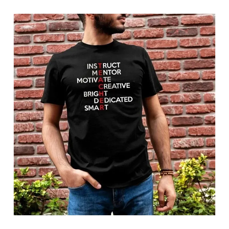 Unisex Bisiklet Yaka Baskılı Oversize T-Shirt - Siyah