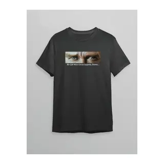 10 Kasım Atatürkü Anma Günü Baskılı Oversize Bisiklet Yaka T-shirt - Siyah