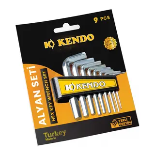 Kendo Allen Anahtar Seti Alyan Anahtar 9 Parça