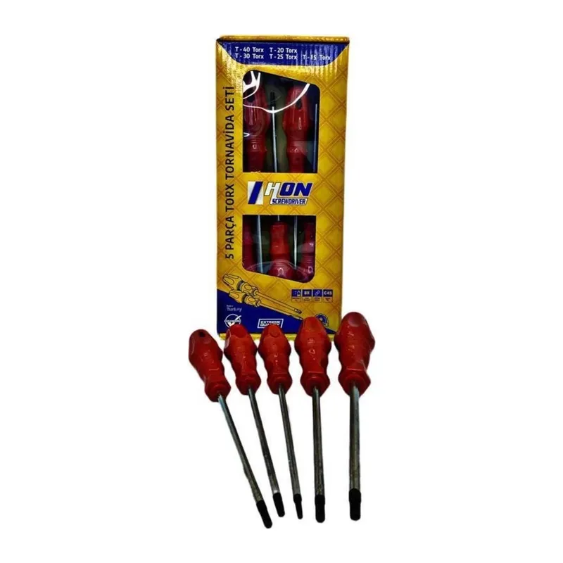 Hon 5 Parça Torx Tornavida Seti