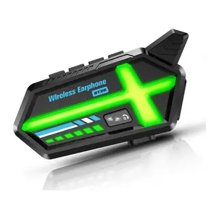 Bt26 Motosiklet Kask Kulaklık Bluetooth Rgb Işıklı 2 Eşleşme Özellikli 1000 Mah Intercom